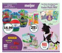 Discount Stores offers in Naperville IL | Easter Pullout in Meijer | 4/2/2023 - 4/9/2023