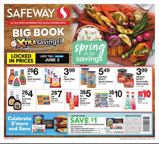 Safeway catalogue | Safeway weekly ad | 5/6/2022 - 6/2/2022