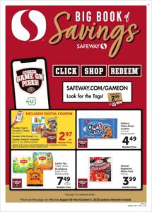 Safeway catalogue in Vancouver WA | Weekly Add Safeway | 8/30/2023 - 10/3/2023
