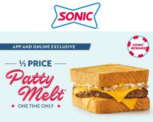 Restaurants deals in the Sonic catalog ( More than a month)