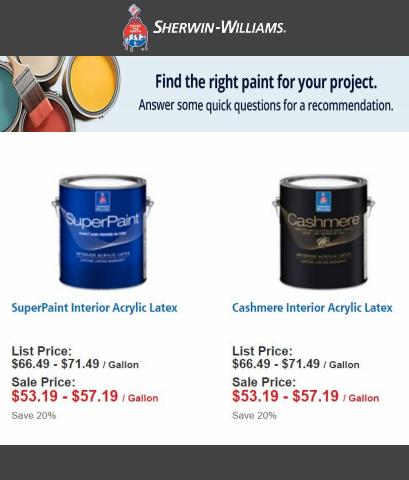 Sherwin-Williams catalogue in Greenwood IN | Find the right paint! | 3/10/2022 - 4/10/2022