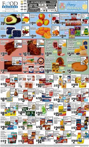 Grocery & Drug offers in New York | Food Universe weekly ad in Food Universe | 12/9/2022 - 12/15/2022