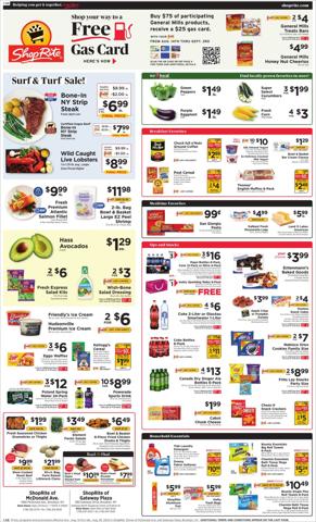 Grocery & Drug offers in Baltimore MD | ShopRite flyer in ShopRite | 8/14/2022 - 8/20/2022