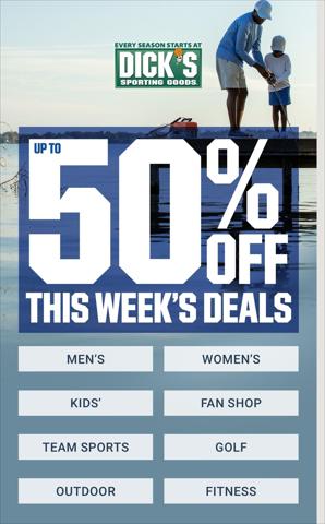 Sports offers in Lewisville TX | Dick's Sporting Goods Weekly ad in Dick's Sporting Goods | 6/19/2022 - 6/25/2022