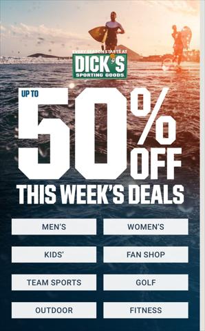 Sports offers in Canton GA | Dick's Sporting Goods Weekly ad in Dick's Sporting Goods | 7/3/2022 - 7/9/2022