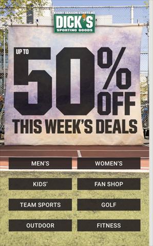 Sports offers in Los Angeles CA | Dick's Sporting Goods Weekly ad in Dick's Sporting Goods | 8/7/2022 - 8/13/2022