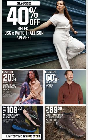 Dick's Sporting Goods catalogue in Dallas TX | Dick's Sporting Goods Weekly ad | 10/2/2022 - 10/8/2022