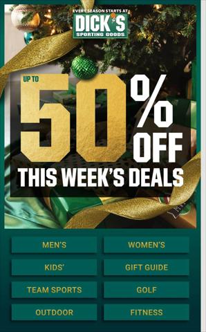 Offer on page 3 of the Dick's Sporting Goods Weekly ad catalog of Dick's Sporting Goods