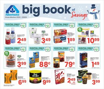 Offer on page 3 of the Albertsons flyer catalog of Albertsons
