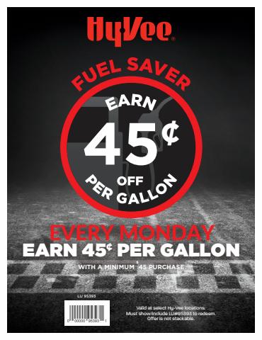 Hy-Vee catalogue | INDY #45 Fuel Saver: Every Monday | 4/18/2022 - 5/30/2022