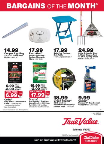 Tools & Hardware offers in Orlando FL | True Value June Bargains of the Month in True Value | 6/1/2022 - 6/30/2022