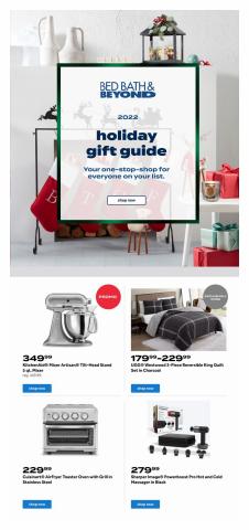 Home & Furniture offers in Akron OH | Monthly Circular in Bed Bath & Beyond | 11/1/2022 - 12/25/2022