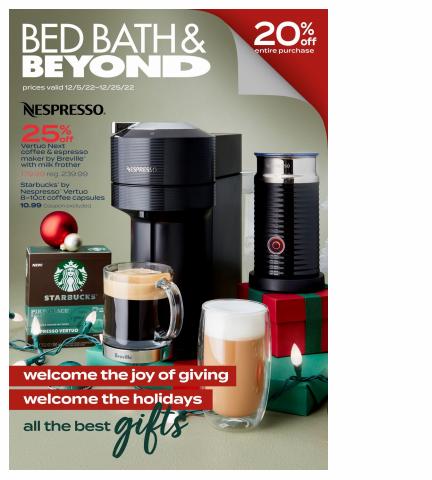 Offer on page 1 of the Monthly Circular catalog of Bed Bath & Beyond