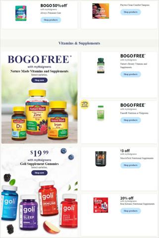 Walgreens catalogue in Bell CA | Walgreens Weekly ad | 8/21/2022 - 8/27/2022