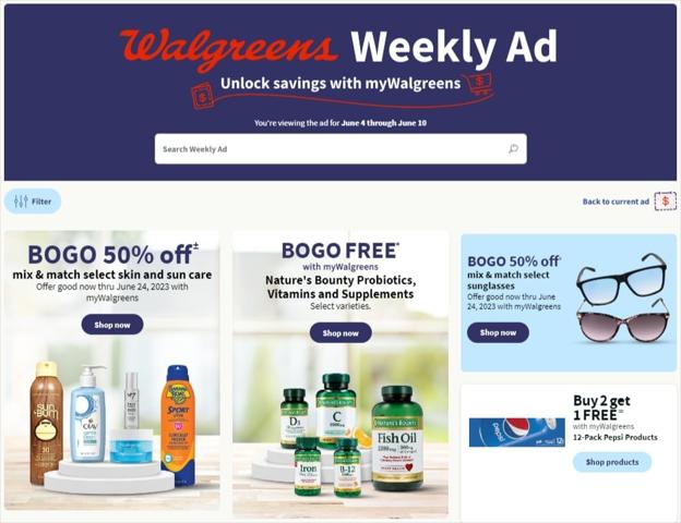 Walgreens catalogue in Chicago IL | Walgreens Weekly ad | 6/4/2023 - 6/10/2023