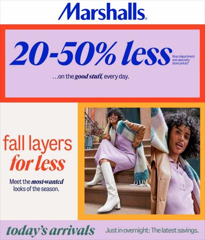 Department Stores offers in Wheaton IL | Marshalls Weekly ad in Marshalls | 9/8/2022 - 10/6/2022
