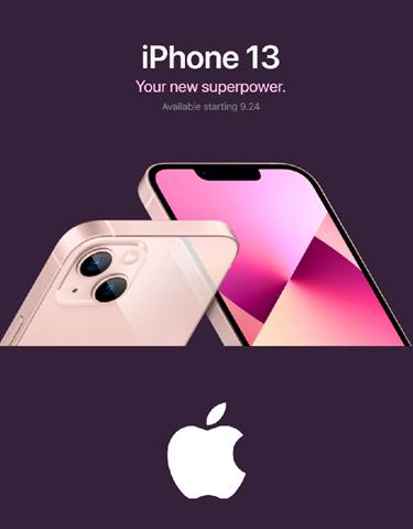 Apple catalogue | iPhone 13 | 9/22/2021 - 5/23/2022