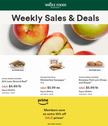 Grocery & Drug offers in Bridgeton MO | Weekly Sales & Deals in Whole Foods Market | 9/22/2022 - 9/27/2022