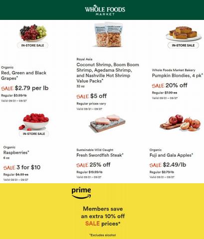 Whole Foods Market catalogue in Huntington Beach CA | Weekly Sales & Deals | 9/22/2022 - 9/27/2022