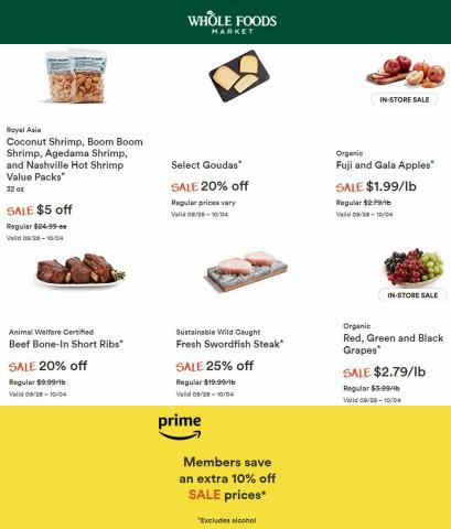 Whole Foods Market catalogue in Orlando FL | Weekly Sales & Deals | 9/28/2022 - 10/4/2022