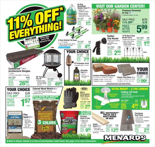 Tools & Hardware offers in Jefferson City MO | Lawn & Garden Deals! in Menards | 5/26/2022 - 6/5/2022