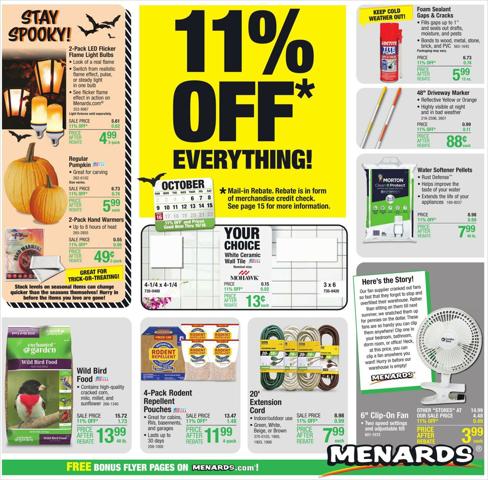 Tools & Hardware offers in Canton OH | Get in the Spirit! in Menards | 10/6/2022 - 10/16/2022