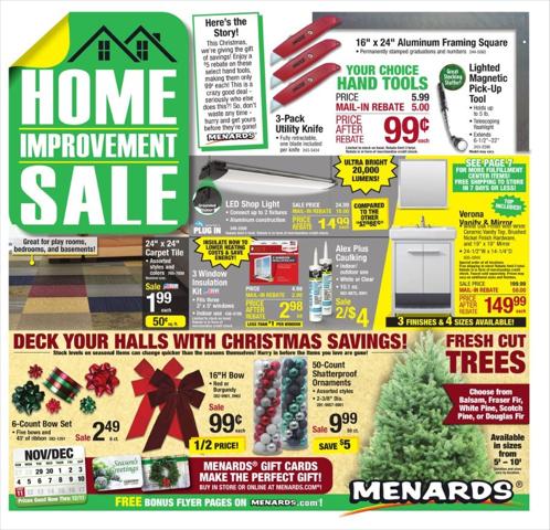Tools & Hardware offers in Livonia MI | Menards weekly ad in Menards | 12/2/2022 - 12/11/2022
