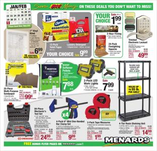 Offer on page 5 of the Save Big Money! catalog of Menards