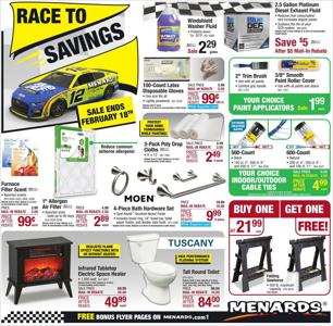 Offer on page 13 of the Menards weekly ad catalog of Menards