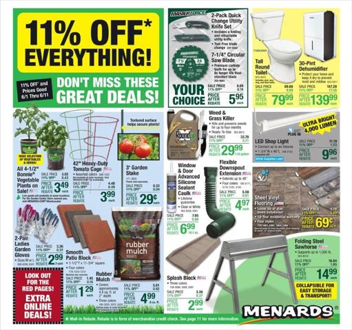Menards catalogue in Lima OH | Great Deals! | 5/30/2023 - 6/11/2023