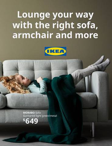 Home & Furniture offers in Saint Peters MO | Lounge your way with the right sofa, armchair and more in Ikea | 8/31/2021 - 8/31/2022