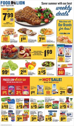 Grocery & Drug offers in Greensboro NC | Food Lion flyer in Food Lion | 8/17/2022 - 8/23/2022