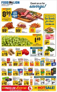 Grocery & Drug offers in Newark DE | Weekly Ads Food Lion in Food Lion | 9/27/2023 - 10/3/2023