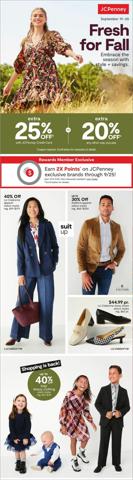 Department Stores offers in Canton MI | JC Penney flyer in JC Penney | 9/19/2022 - 9/28/2022
