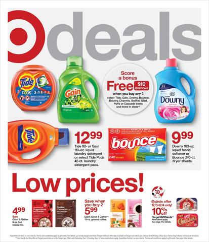 Offer on page 37 of the Target flyer catalog of Target
