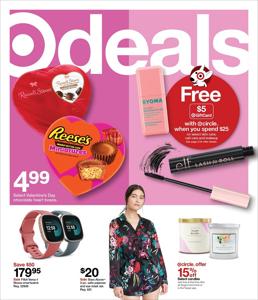 Offer on page 1 of the Target flyer catalog of Target