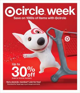 Offer on page 12 of the Target flyer catalog of Target