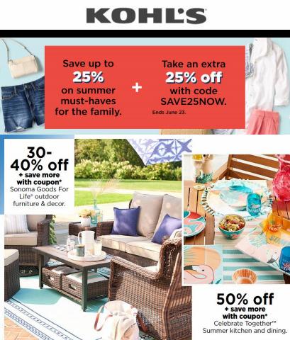 Department Stores offers in Gilbert AZ | Kohl's - Offers in Kohl's | 6/20/2022 - 6/29/2022