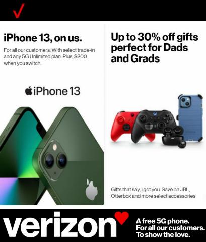 Electronics & Office Supplies offers in Chula Vista CA | Verizon Wireless - Offers in Verizon Wireless | 6/9/2022 - 6/30/2022
