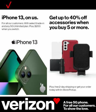 Electronics & Office Supplies offers in Baytown TX | Verizon Wireless - Offers in Verizon Wireless | 7/5/2022 - 7/31/2022