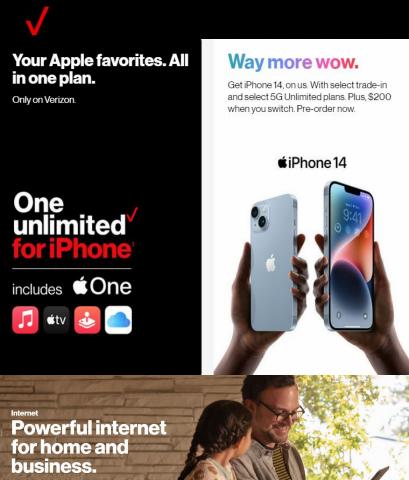 Electronics & Office Supplies offers in Jackson TN | Verizon Wireless - Offers in Verizon Wireless | 9/15/2022 - 10/6/2022