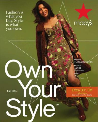Department Stores offers in Boynton Beach FL | Macy's Weekly ad in Macy's | 9/18/2022 - 10/3/2022