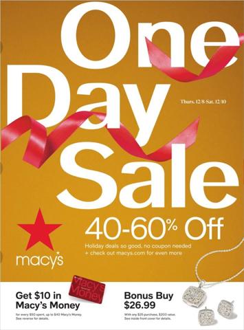 Macy's catalogue in New York | Macy's Weekly ad | 12/8/2022 - 12/10/2022