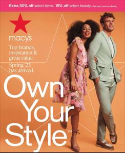 Department Stores offers in La Habra CA | Macy's Weekly ad in Macy's | 3/20/2023 - 3/23/2023