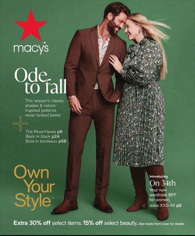 Macy's catalogue | Macy's Weekly ad | 9/17/2023 - 10/3/2023
