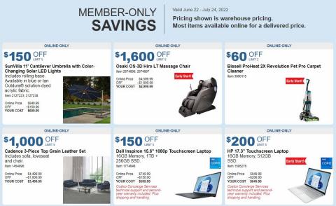 Discount Stores offers in Schaumburg IL | Costco - Monthly Ad in Costco | 7/1/2022 - 7/24/2022