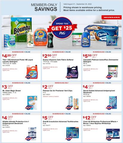 Discount Stores offers in Bell CA | Costco Weekly ad in Costco | 8/31/2022 - 9/25/2022
