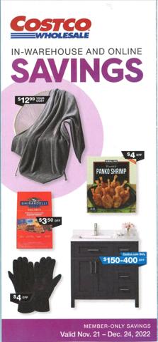 Discount Stores offers in Daly City CA | Costco Weekly ad in Costco | 11/25/2022 - 12/24/2022