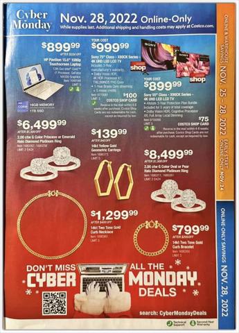 Discount Stores offers in Toledo OH | Costco Weekly ad in Costco | 11/28/2022 - 11/28/2022