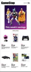 Offer on page 1 of the GameStop Weekly ad catalog of Game Stop